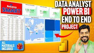 Complete Power BI tutorial for Beginners 2024 🚀🚀All material 🎁 included [upl. by Nnylecyoj]