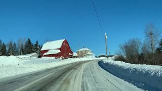 Starbarn RdAve from Frenchville to Madawaska Maine [upl. by Yssej]