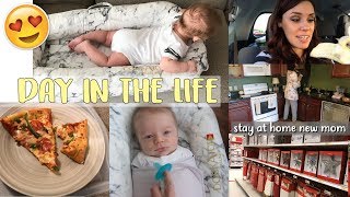 DAY IN THE LIFE OF A SAHM WITH AN INFANT  Morning Routine With A Baby  Ft Dockatot [upl. by Aicelaf]