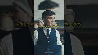 Thomas Shelbys wedding scene  quotNo fightingquot 🥶  Peaky Blinders shorts [upl. by Borlase]