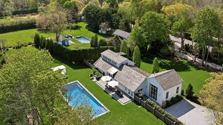 INSIDE a BEAUTIFULLY RENOVATED FARMHOUSE in the HAMPTONS  407 N Sea Mecox Road  SERHANT Tour [upl. by Alliuqat]