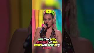 When Miley Cyrus Mispronounced Asap Rocky’s Name 😂💀 [upl. by Ahseat]