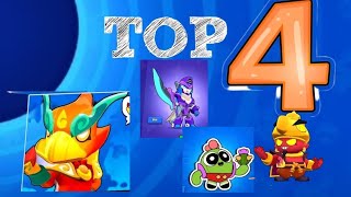 Top 4 skiny v Brawl stars za mna [upl. by Malissa]