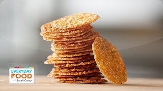 Lacy Almond Cookies  Everyday Food with Sarah Carey [upl. by Anem]