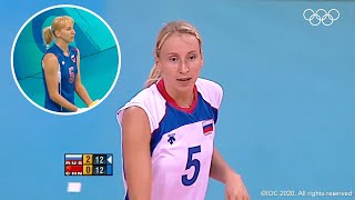 โซโคโลว่า โอลิมปิก Lyubov Sokolova Соколо́ва Volleyball Olympics  highlights [upl. by Attela]