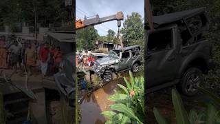 Thar Accident Before and After  Mahindra Thar [upl. by Hajan]