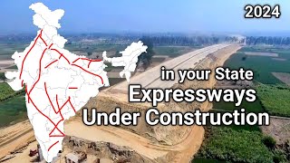 All the UnderConstruction Expressways in 2024 India and When are they Opening [upl. by Mufi675]