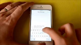 TouchPal Keyboard for iOS8 demo [upl. by Nirel287]