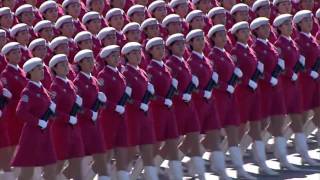 China PLA women Army National Day Parade 2009 中华人民共和国 60 周年 女戰 [upl. by Zacherie]