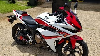 2018 Honda CBR500R Coffman Exhaust [upl. by Gage]