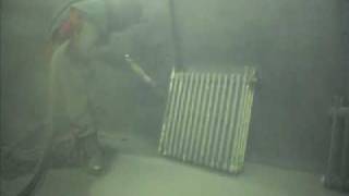 Radiator Restoration Sand Blasting by BSP [upl. by Hudnut47]