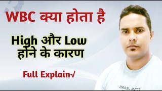 WBC Explain in hindi  WBC test in hindiWhite blood cells count  Total Leukocytes count [upl. by Nolak180]