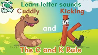 Nessy Spelling Strategy  Cuddly C and Kicking K  Learn to Spell [upl. by Selym983]