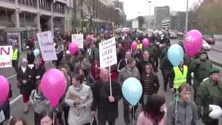 Demo gegen den Bildungsplan am 05042014 in Stuttgart [upl. by Yrad]