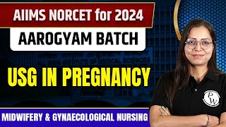 USG in Pregnancy  Midwifery amp Gynaecological Nursing  NORCET 6 2024 [upl. by Ettennod393]