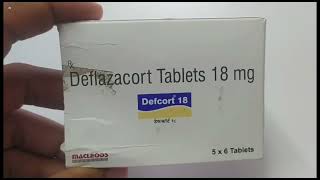 Defcort 18 Tablet  Deflazacort Tablets  Defcort 18mg Tablet Uses Side effects Benefits Dosage [upl. by Abott]