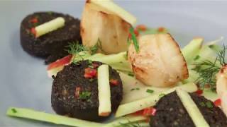 Gary Macleans Wee Black Pudding Scallop Salad [upl. by Virgina]