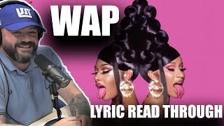 BRITISH BLOKES READ THE EXPLICIT WAP Lyrics  Office Blokes React  Cardi B  Megan Thee Stallion [upl. by Einaffyt]