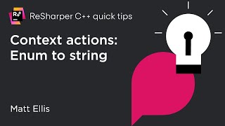 ReSharper C Quick Tips Converting Enum to String [upl. by Halpern]