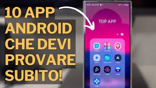 10 TOP APP ANDROID DA PROVARE ALMENO UNA VOLTA Migliori Applicazioni Android  Febbraio 2024 [upl. by Mcgraw275]