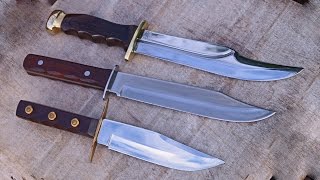 C Jul Herbertz TRIO Original Bowie Knives amp African Hunter Solingen Germany Jagdmesser [upl. by Emmet]