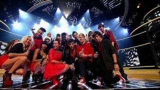 The Final 14 sing Telephone  The X Factor Results Show 2  itvcomxfactor [upl. by Paget468]