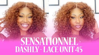 Sensationnel Dashly HD Lace Front Wig  UNIT 45  PrePlucked EBONYLINECOM [upl. by Ayin634]