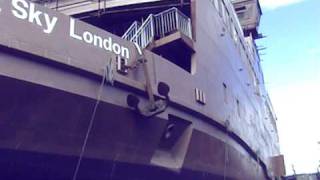 Launch of wightlink Wight Sky London [upl. by Meirrak]