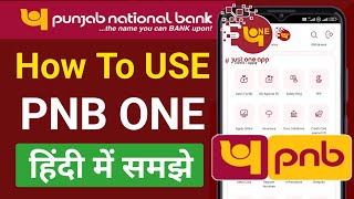 pnb one app kaise use kare  how to use pnb one हिंदी में समझे [upl. by Asoj863]