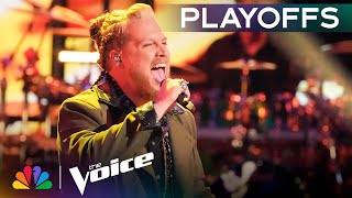 Huntley Honors His Daughter with David Kushners quotDaylightquot  The Voice Playoffs  NBC [upl. by Marpet]