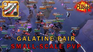 Flexing with Galatine Pair  Small Scale amp Mid Scale PVP  Albion Online [upl. by Leila]