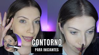 COMO FAZER CONTORNO NO ROSTO E NARIZ  INICIANTES [upl. by Nilcaj]