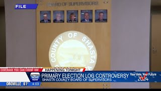 Shasta County Primary Election log controversy [upl. by Zebada]