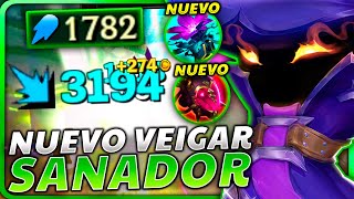 😱¡CONSIGO 1800 AP con el NUEVO VEIGAR SANADOR que HACE 10000 SANACION y 3000 DAÑO de 1 ULTI [upl. by Alvie]