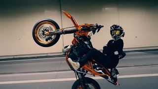 SUPERMOTO NIGHT RIDE  GANGSTAS PARADISE  WeOut 4K [upl. by Car]