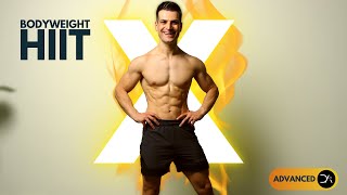 30 Min HIGH IMPACT Bodyweight HIIT Workout ADVANCED [upl. by Areip]