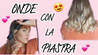 COME FARE LE ONDE CON LA PIASTRA 💚  TUTORIAL [upl. by Aramal]