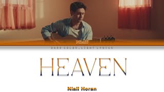 Niall Horan Heaven Lyrics Color Coded ENGESP [upl. by Tsui]