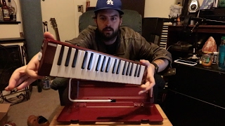 Yamaha P37D Pianica Melodica Unboxing and First Try [upl. by Spearing]