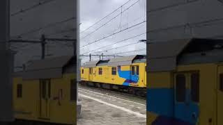 Meetrein verlaat Amersfoort opstel [upl. by Yasmine]