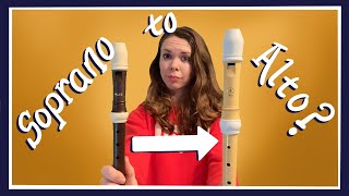 Trying to switch from Soprano to Alto recorder [upl. by Stephania4]