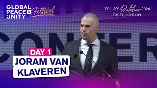 Joram Van Klaveren ExDutch FarRight Politician Turned Muslim Speaks at GPU Festival [upl. by Jeanie]