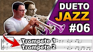 Dueto Jazz 06  MIDDLE OF SOMETHING  Trompetes 01 e 02 [upl. by Aihseyn]