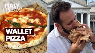 Wallet pizza discover the neapolitan take away pizza [upl. by Doran]