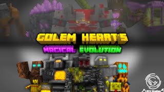 Golem Hearts Magical Evolution Addon  Minecraft MCPEMCBE Addon [upl. by Hackney]