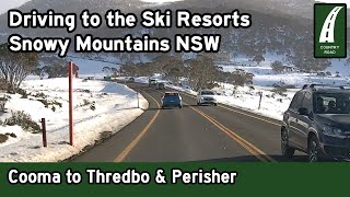 Driving from Cooma to Thredbo amp Perisher  Snowy Mountains Ski Resorts NSW 4K [upl. by Lundeen]