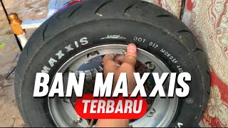 Ganti ban vespa Maxxis vitra [upl. by Iveson]