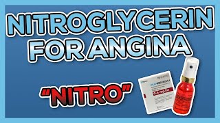 Nitroglycerin Nitro Nursing Drug Card Simplified  Pharmacology [upl. by Leslee]