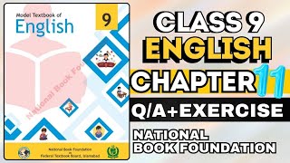 Class 9 English Unit 11  Question Answer  complete Exercise National Book Foundation NBF english [upl. by Ayekat]