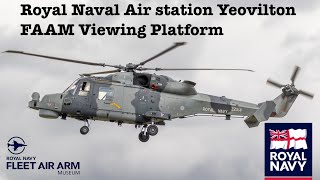 Royal Naval Air Station Yeovilton Training from the Fleet Air Arm Museum Viewing platform [upl. by Melan]